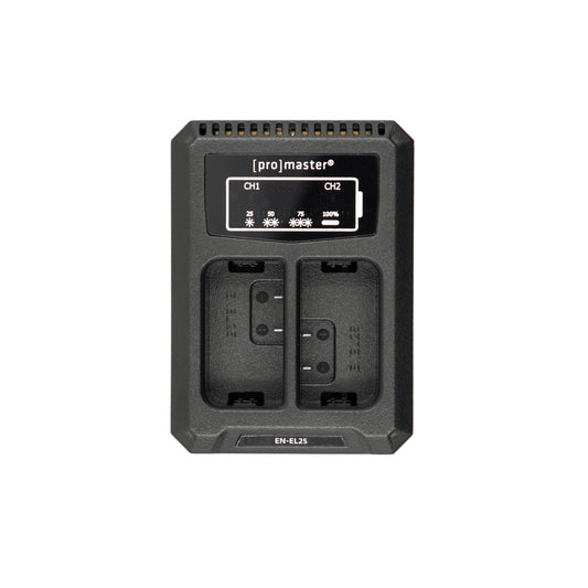 Dually Charger - USB-A for Nikon EN-EL25