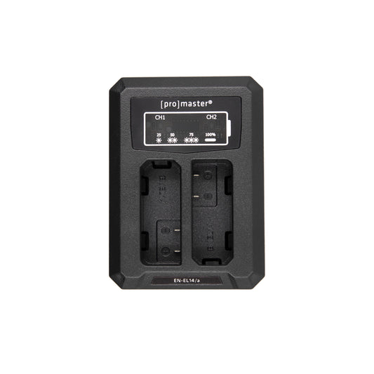 Dually Charger - USB-A for Nikon EN-EL14