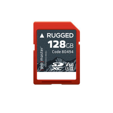 SDXC 128GB Rugged™ UHS-II V60 Memory Card