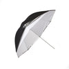 36" Convertible 3-in-1 Umbrella - White/Silver/Black
